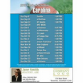 Carolina Football Schedule Postcards-Standard (4-1/4" x 5-1/2")